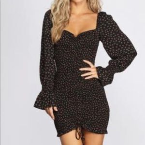 Windsor Smocked Ruched Tie Bottom Dress